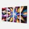 Designart - Exotic Multi Color Flower Petals - Floral Canvas Art Print